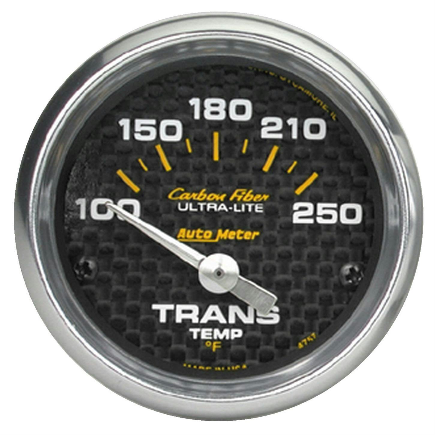 AutoMeter 4757 Carbon Fiber Air-Core Transmission Temp. Gauge