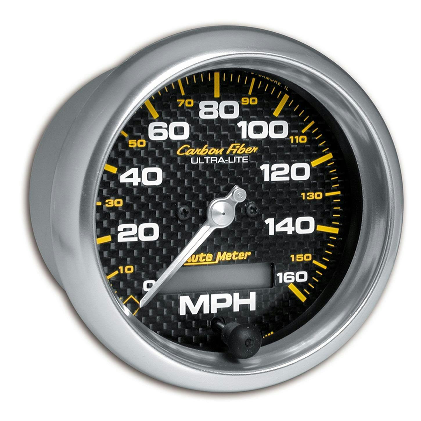 AutoMeter 4789 Carbon Fiber Air-Core Speedometer Gauge,3-3/8 Inch