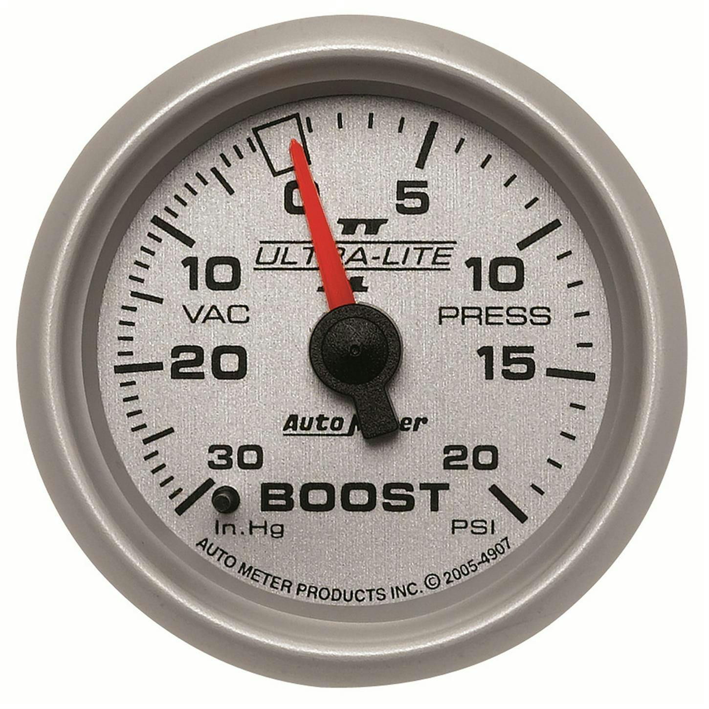 AutoMeter 4907 Ultra-Lite II Mechanical Boost/Vacuum Gauge