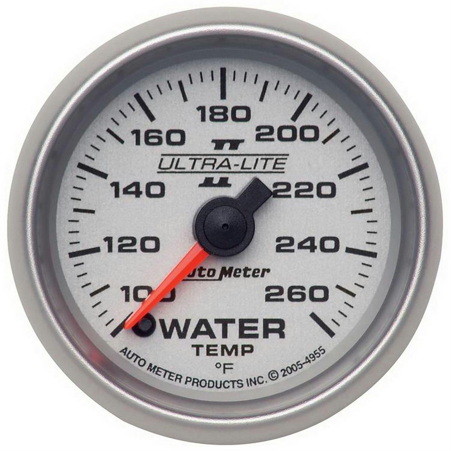 AutoMeter 4955 Ultra-Lite II Digi. StepperMotor Water Temp Gauge