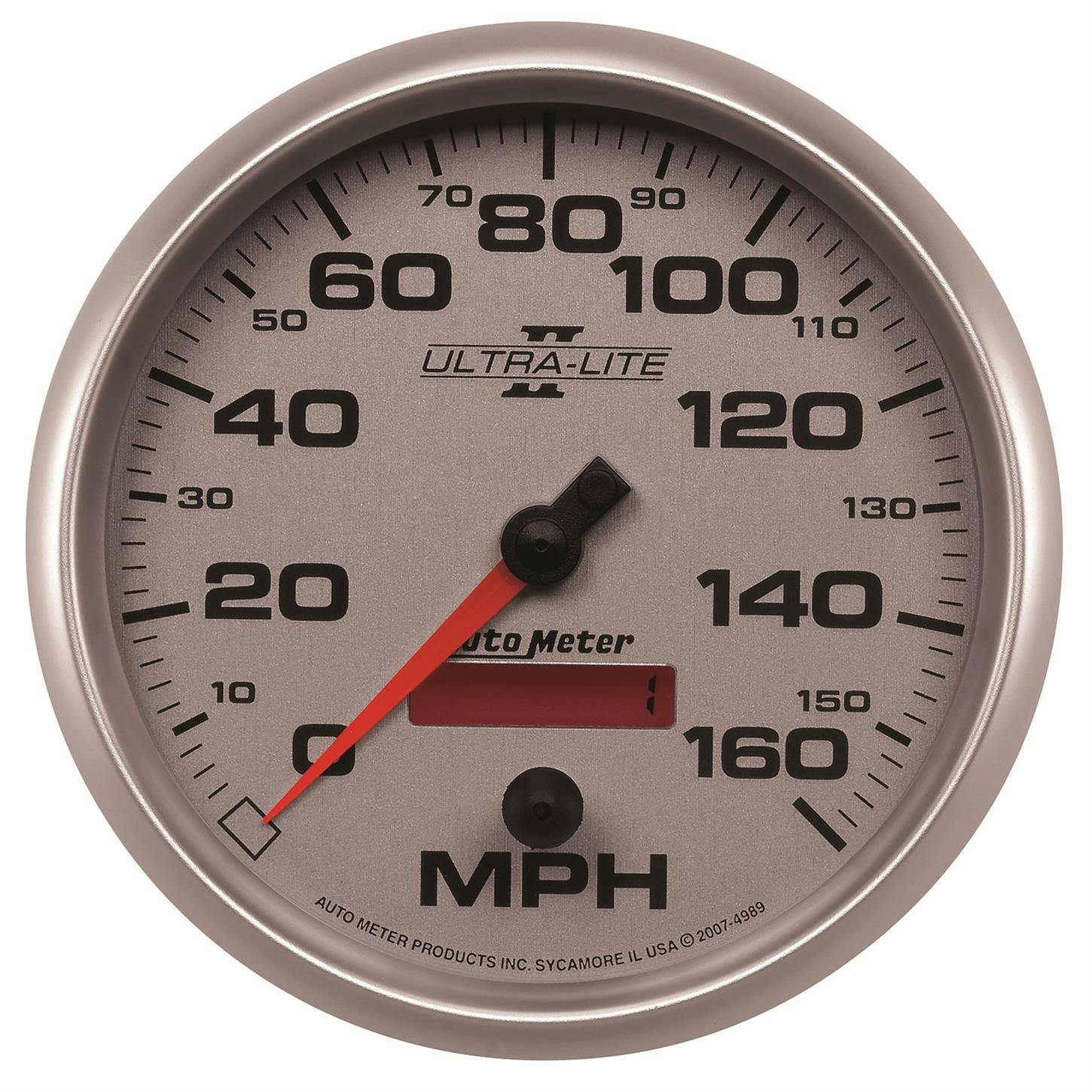 AutoMeter 4989 Speedo Gauge, 5 Inch, 160MPH, Ultra-Lite II