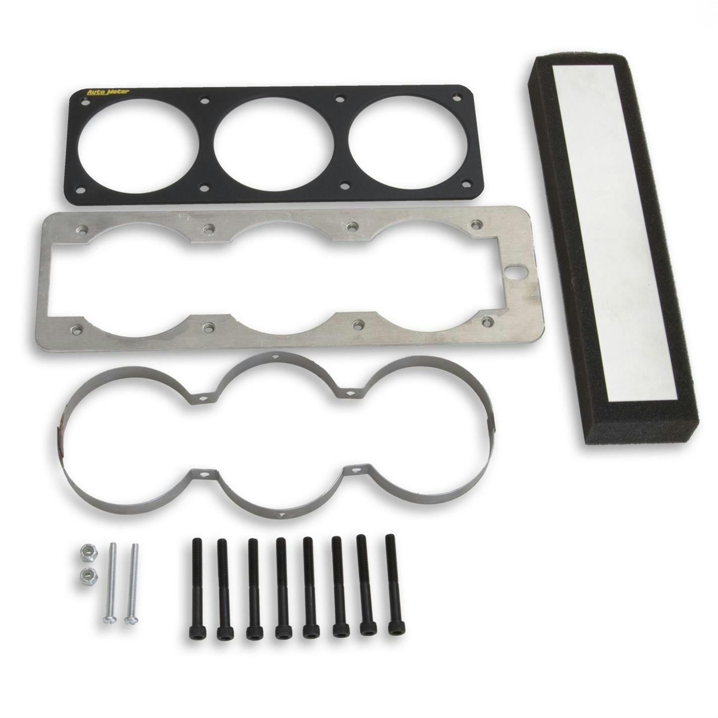 AutoMeter 50100 Triple Gauge Cage for 1987-93 Mustang, 2-5/8 Inch