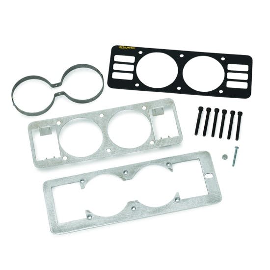 AutoMeter 50101 Dual Gauge Cage w/Vents, 1987-93 Mustang, 2-5/8