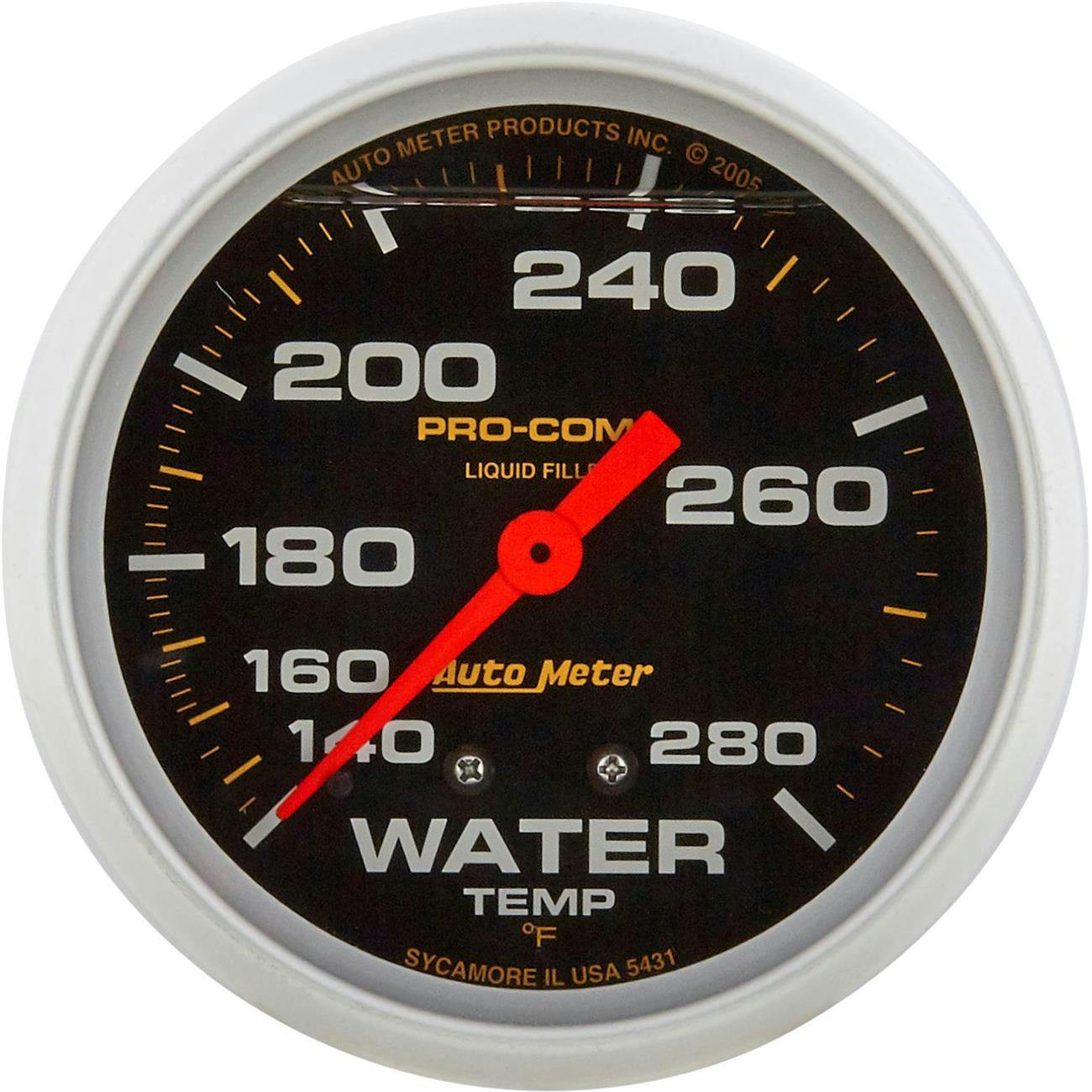 AutoMeter 5431 Pro-Comp Mechanical Water Temperature Gauge