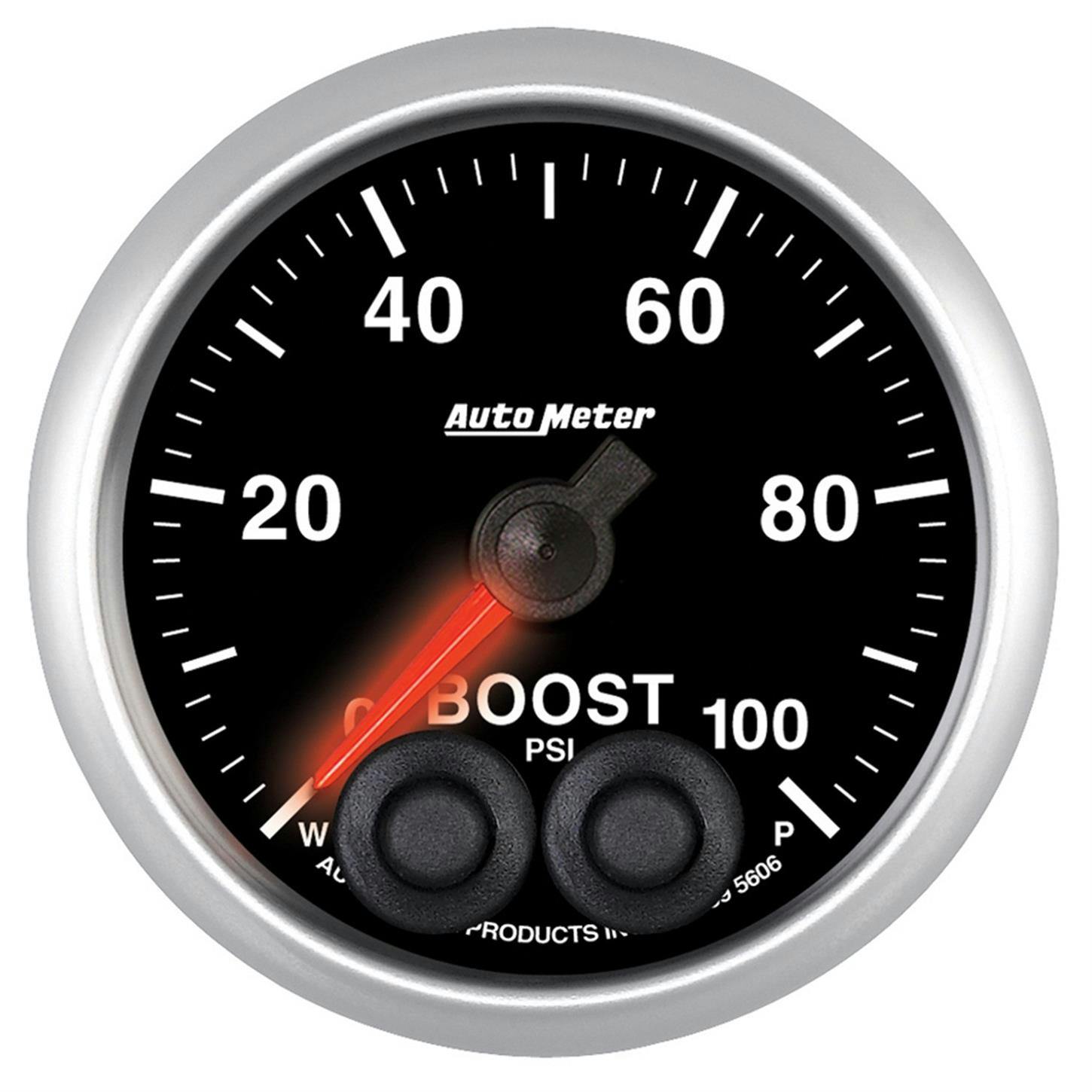 AutoMeter 5606 Elite Digital Stepper Motor Boost Gauge, 2-1/16