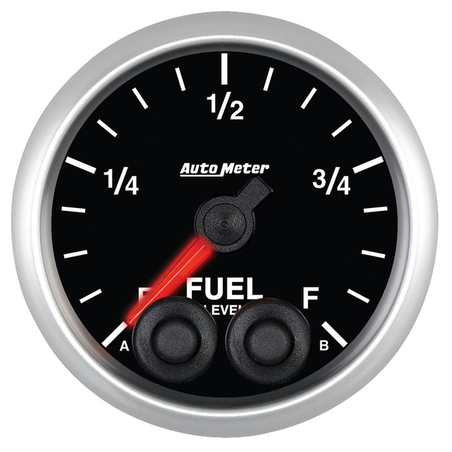 AutoMeter 5609 Fuel Level Gauge, 2 1/16 Inch, 0-280 Ohm Elite