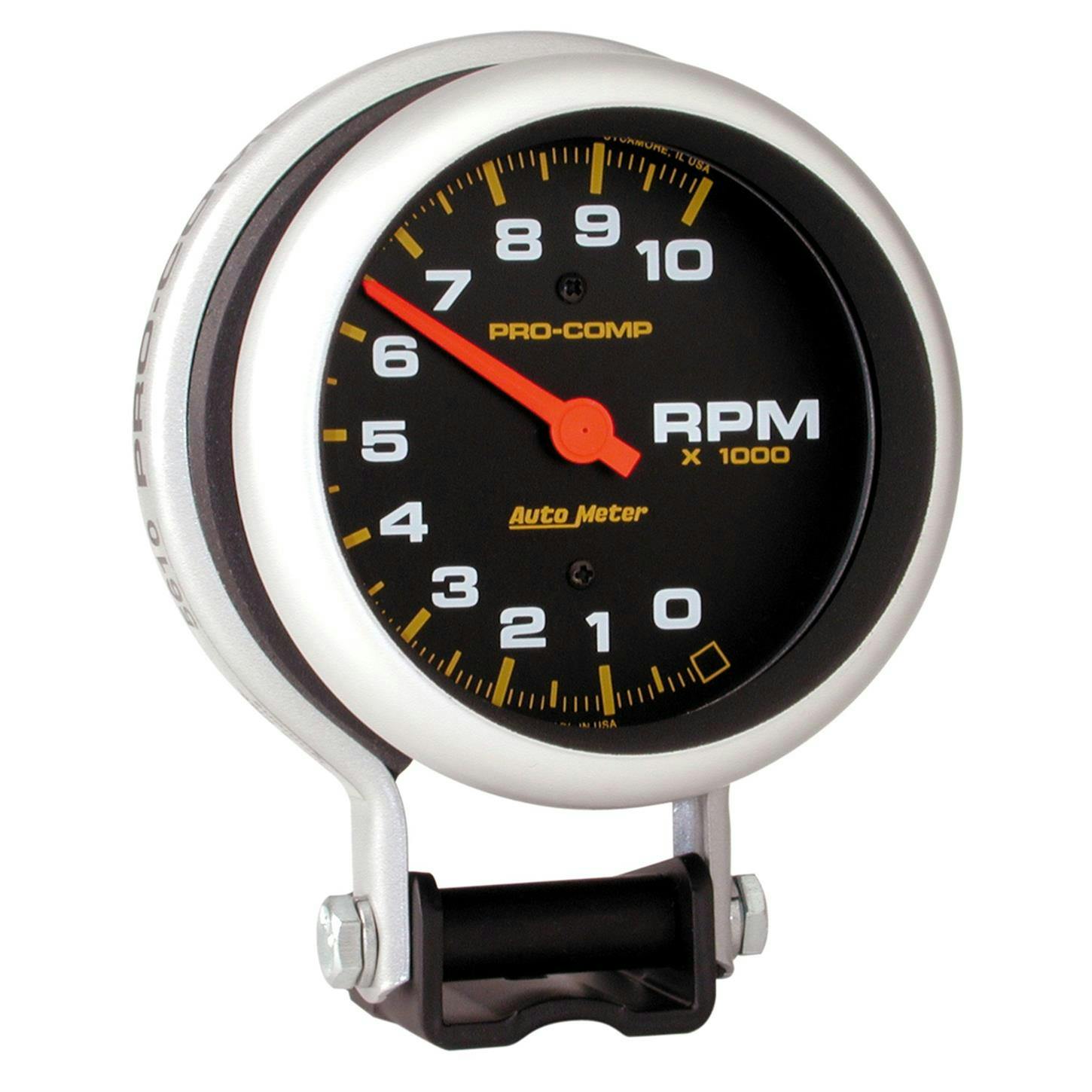 AutoMeter 5610 Tach Gauge 3 3/4 Inch, 10K RPM, Pro-Comp