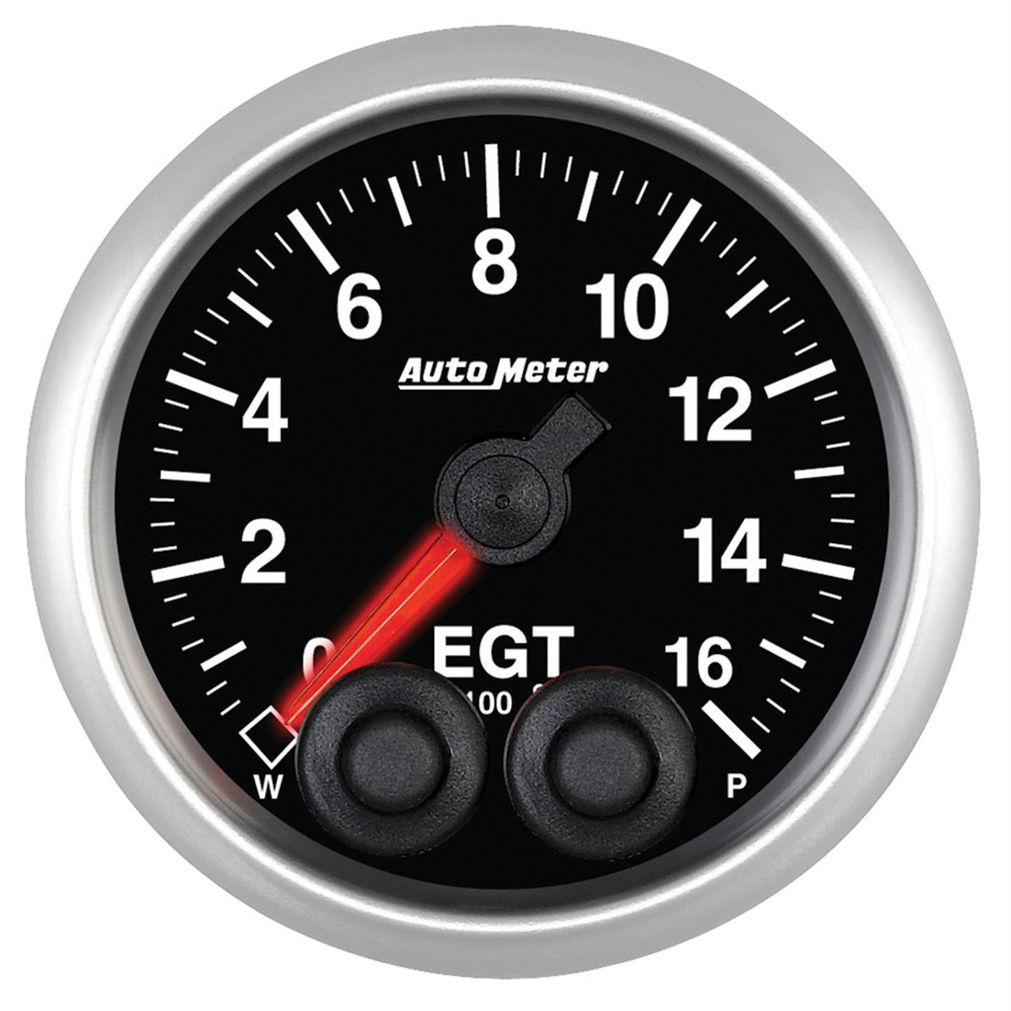 AutoMeter 5646 Pyrometer Gauge, 2 1/16 Inch, 1600 Deg., Elite