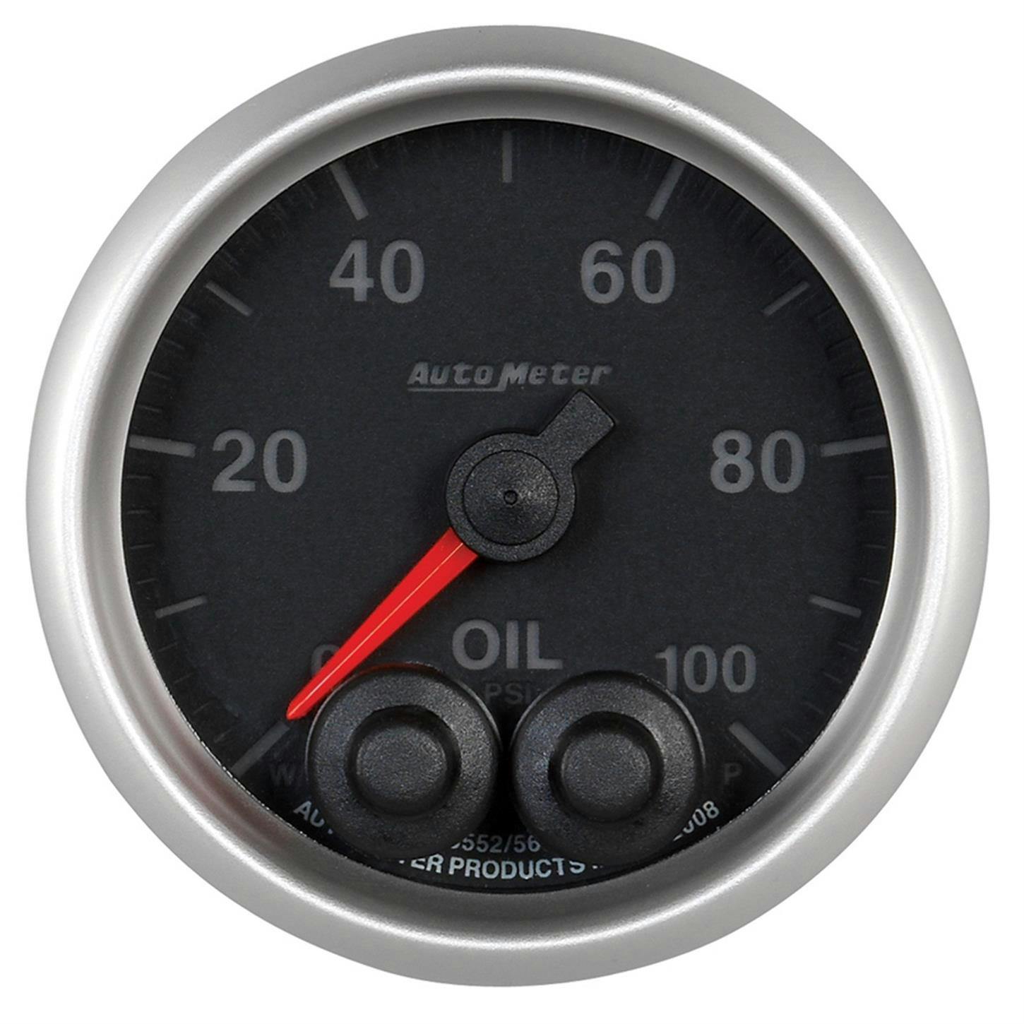 AutoMeter 5652-05702-A Oil Pressure Gauge, 2 1/16 Inch, 100PSI