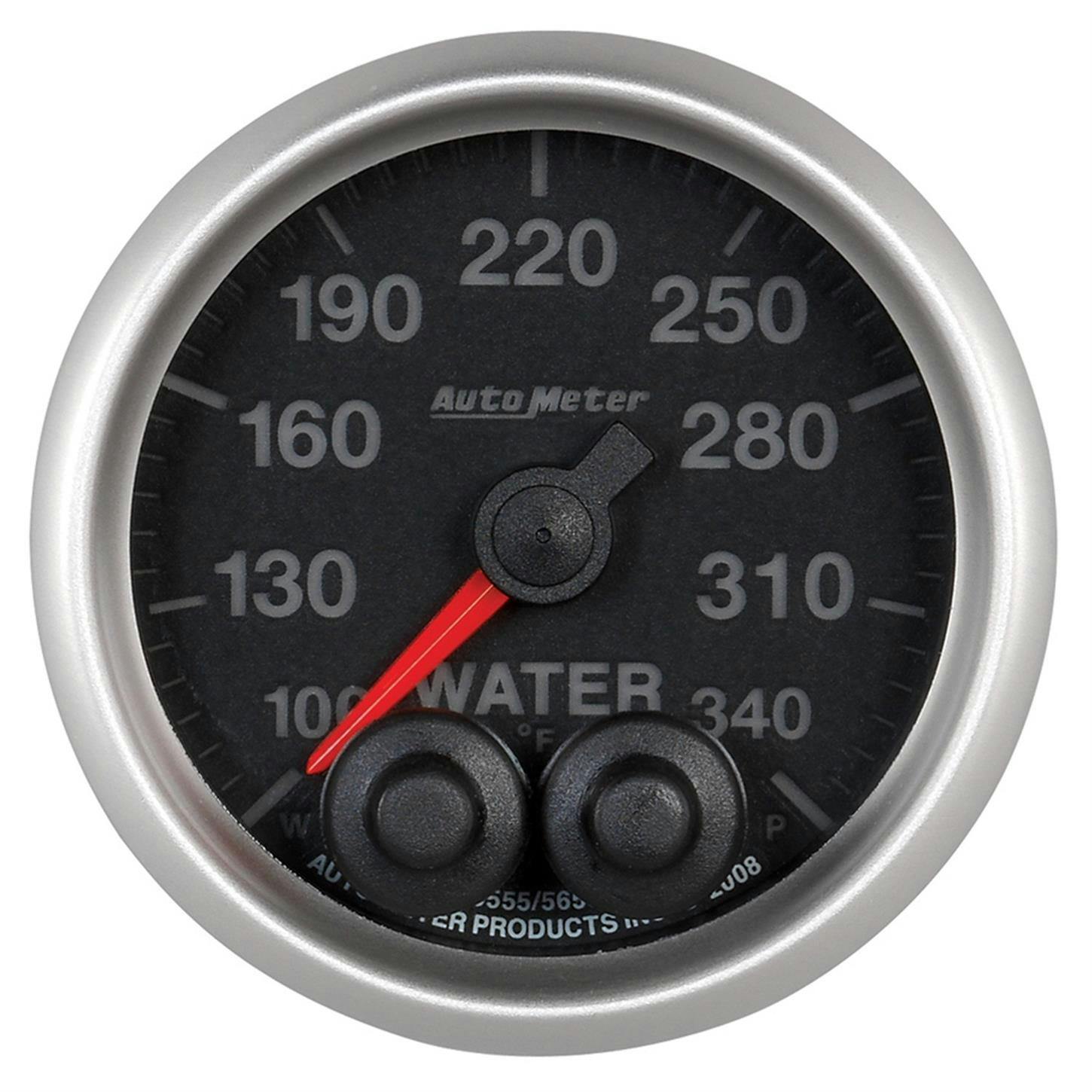 AutoMeter 5655-05702 Water Temp Gauge 2 1/16 Inch, 340 Deg. Elite