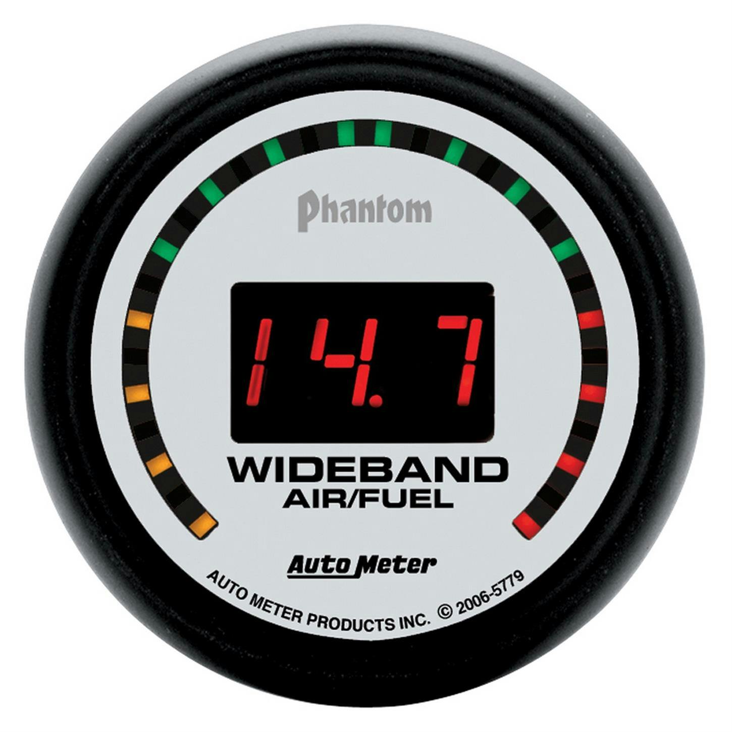 AutoMeter 5779 Phantom Digital Wideband Air/Fuel Ratio (AFR)Gauge