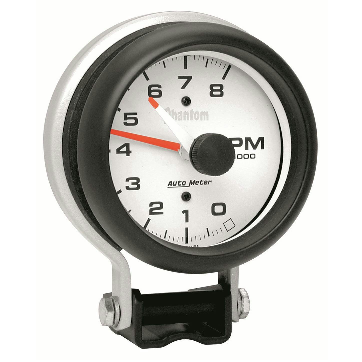 AutoMeter 5780 Phantom Air-Core Pedestal Tachometer, 8K RPM,3-3/4