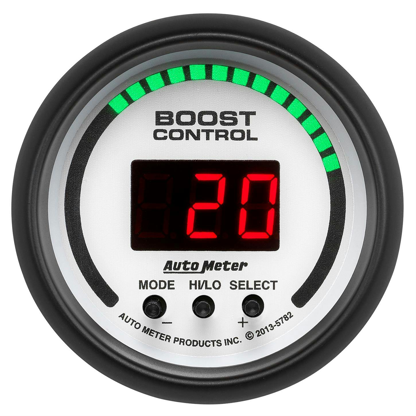 AutoMeter 5782 Boost Controller, 2 1/16 Inch, Digital, Phantom