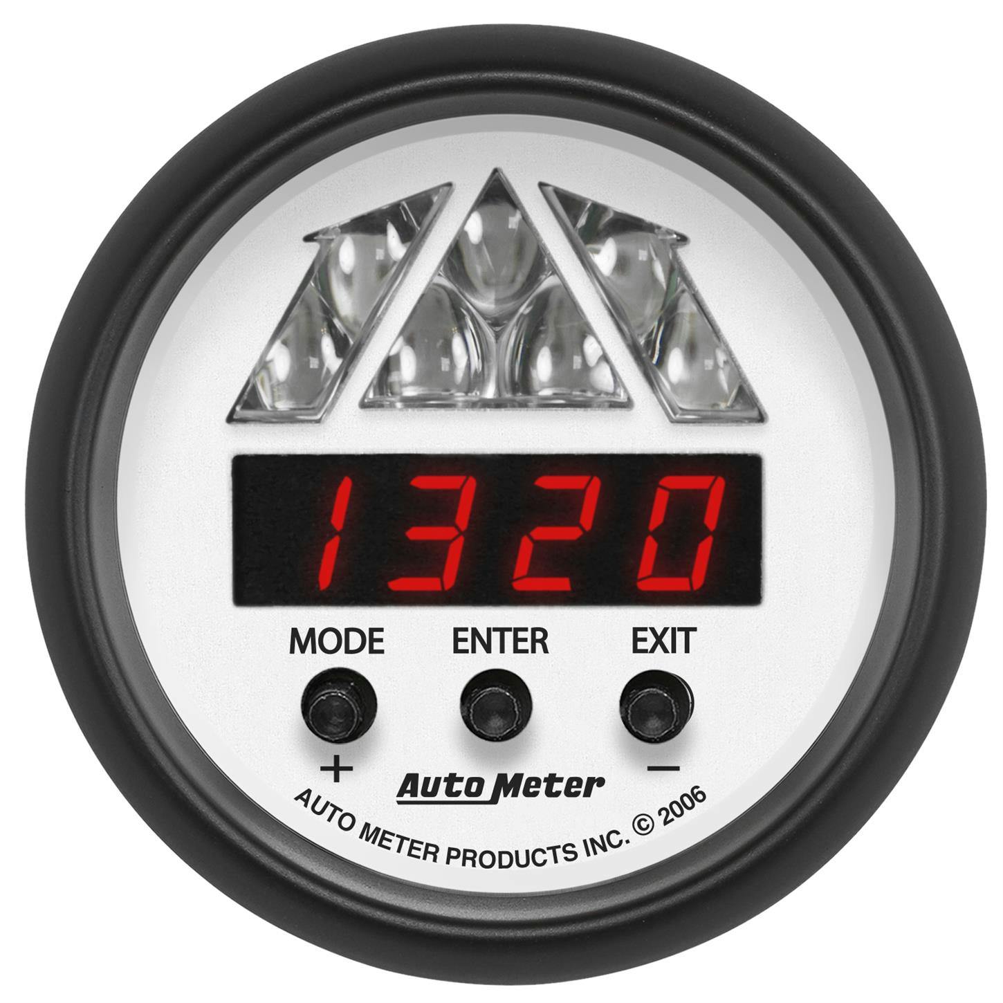 AutoMeter 5787 Tach Gauge Led Shift Light, Phantom
