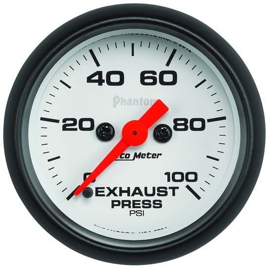 AutoMeter 5794 Phantom Digital Stepper Motor Exhaust Press. Gauge