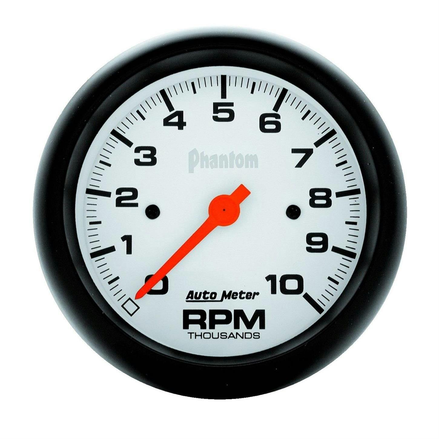 AutoMeter 5897 Phantom Air-Core In-Dash Tachometer, 10K RPM,3-3/8