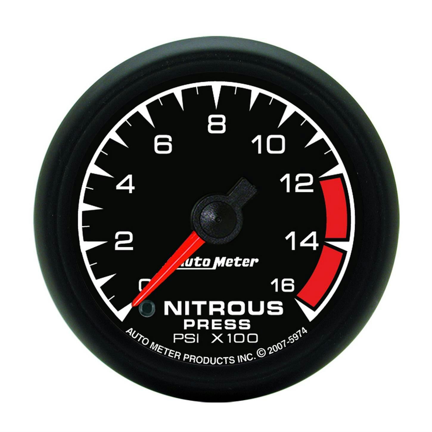 AutoMeter 5974 Nitrous Pressure Gauge, 2 1/16 Inch, 1600PSI, ES