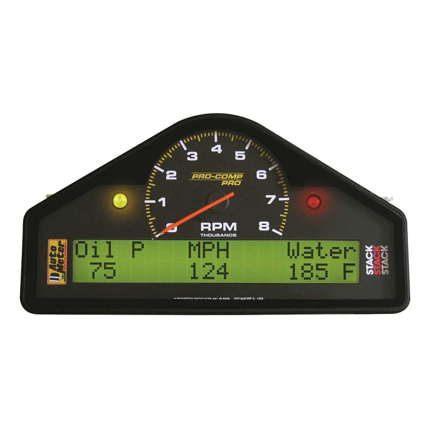 AutoMeter 6002 Street Dash Display, 8K RPM, Pro-Comp