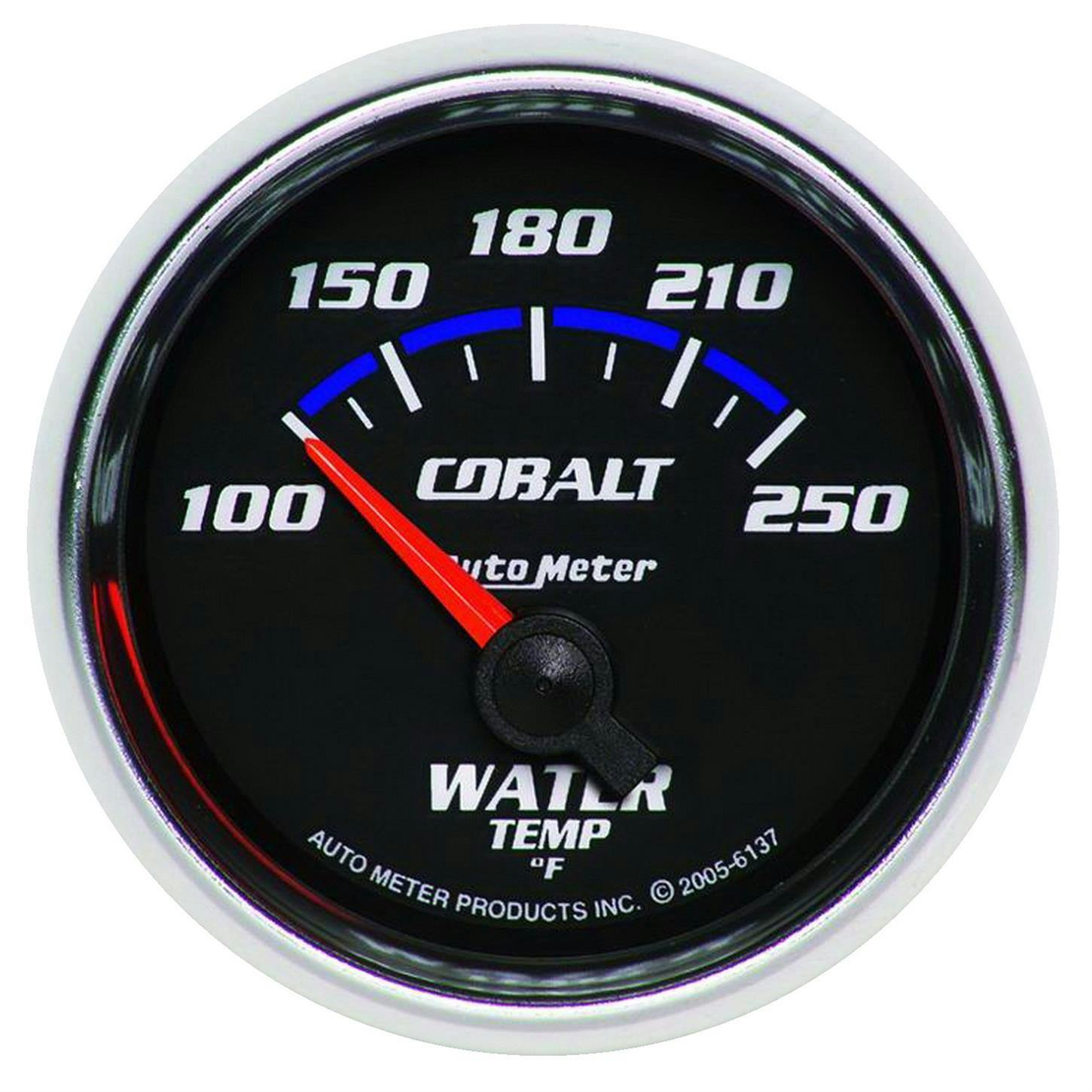 AutoMeter 6137 Cobalt Air-Core Water Temperature Gauge, 2-1/16