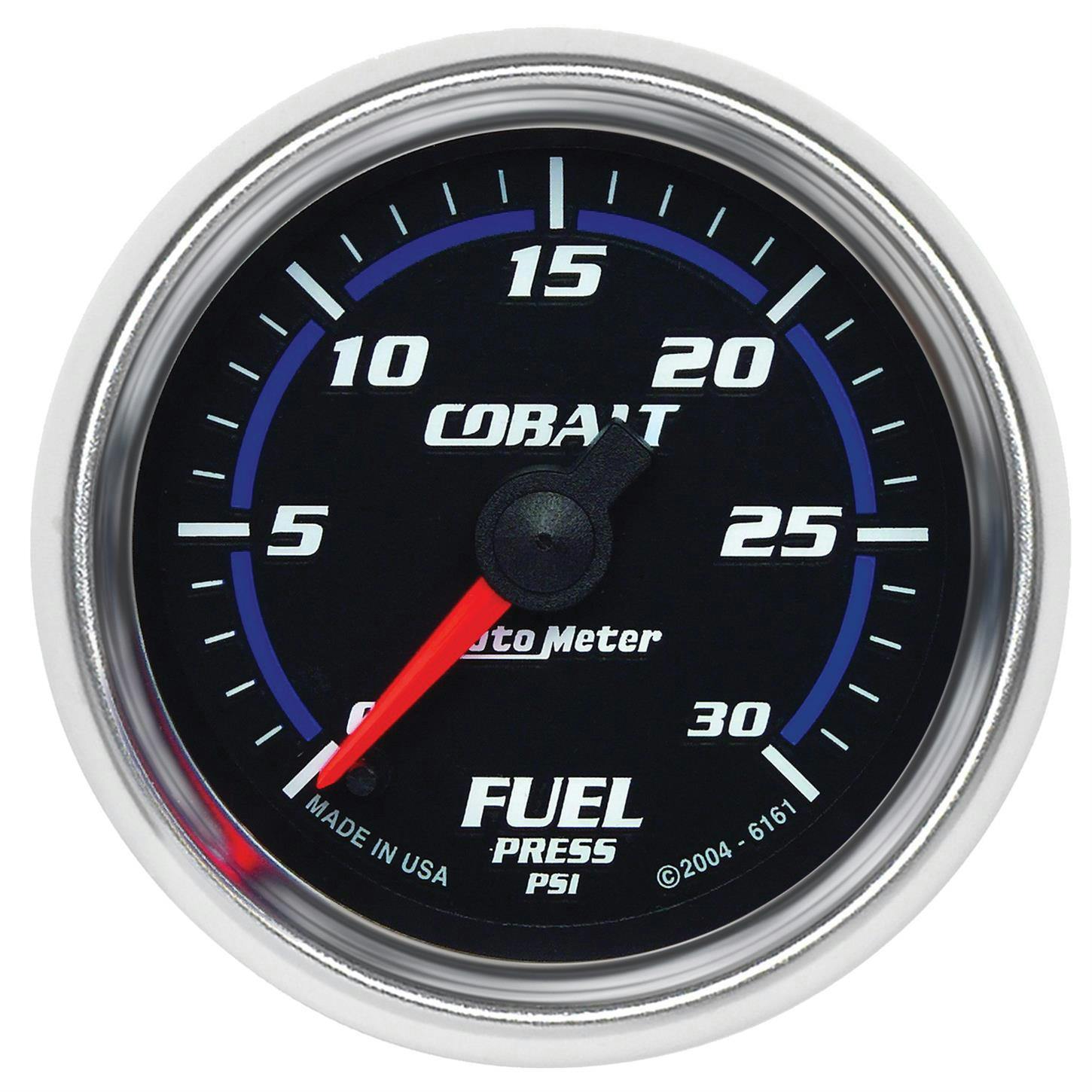 AutoMeter 6161 Fuel Pressure Gauge, 2 1/16 Inch, Cobalt