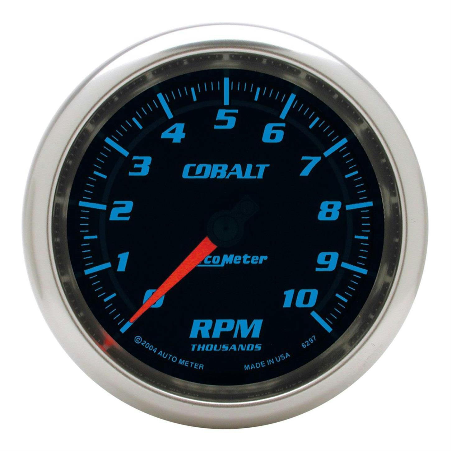 AutoMeter 6297 Cobalt Air-Core In-Dash Tachometer Gauge, 3-3/8
