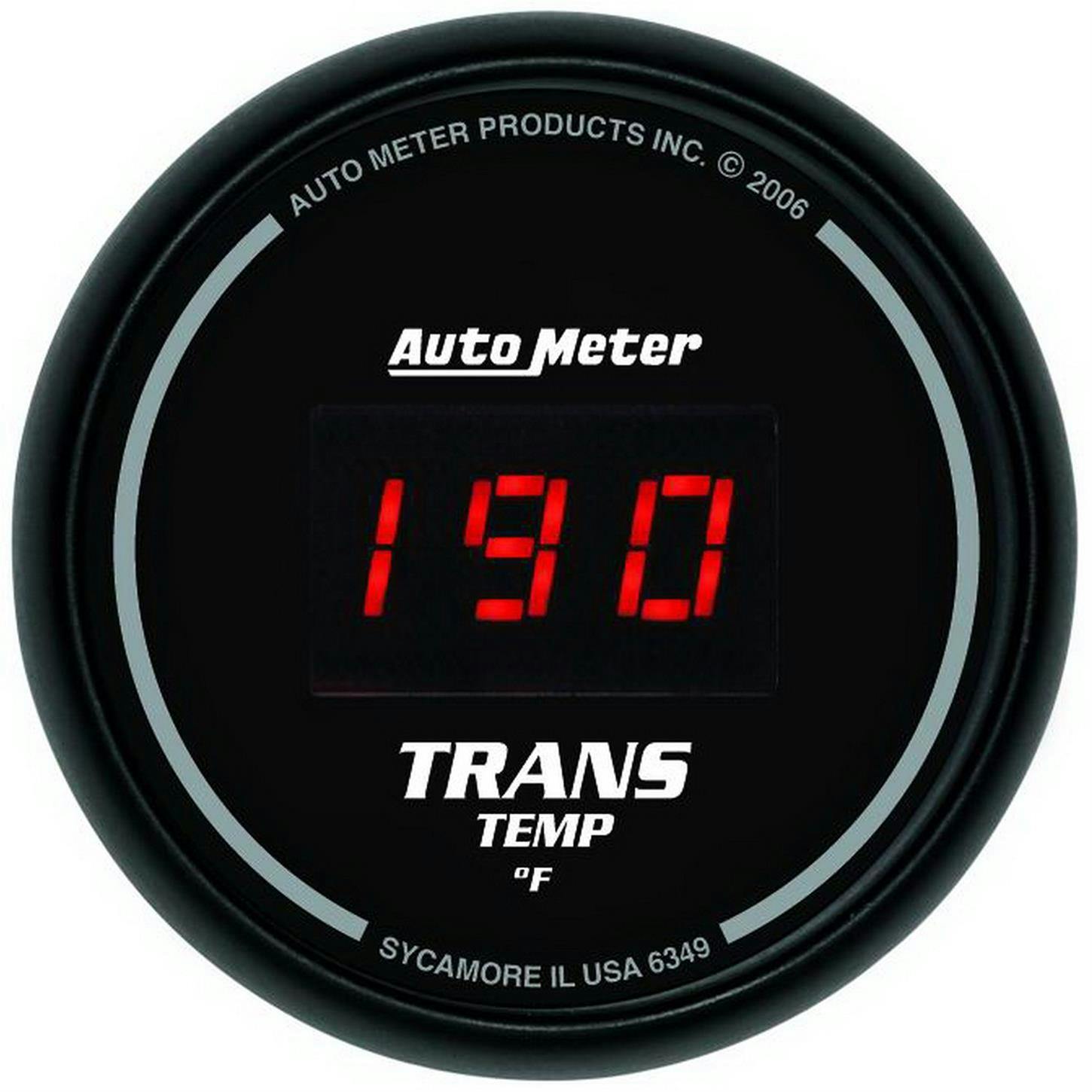 AutoMeter 6349 Sport-Comp Digital Digital Transmission Temp Gauge