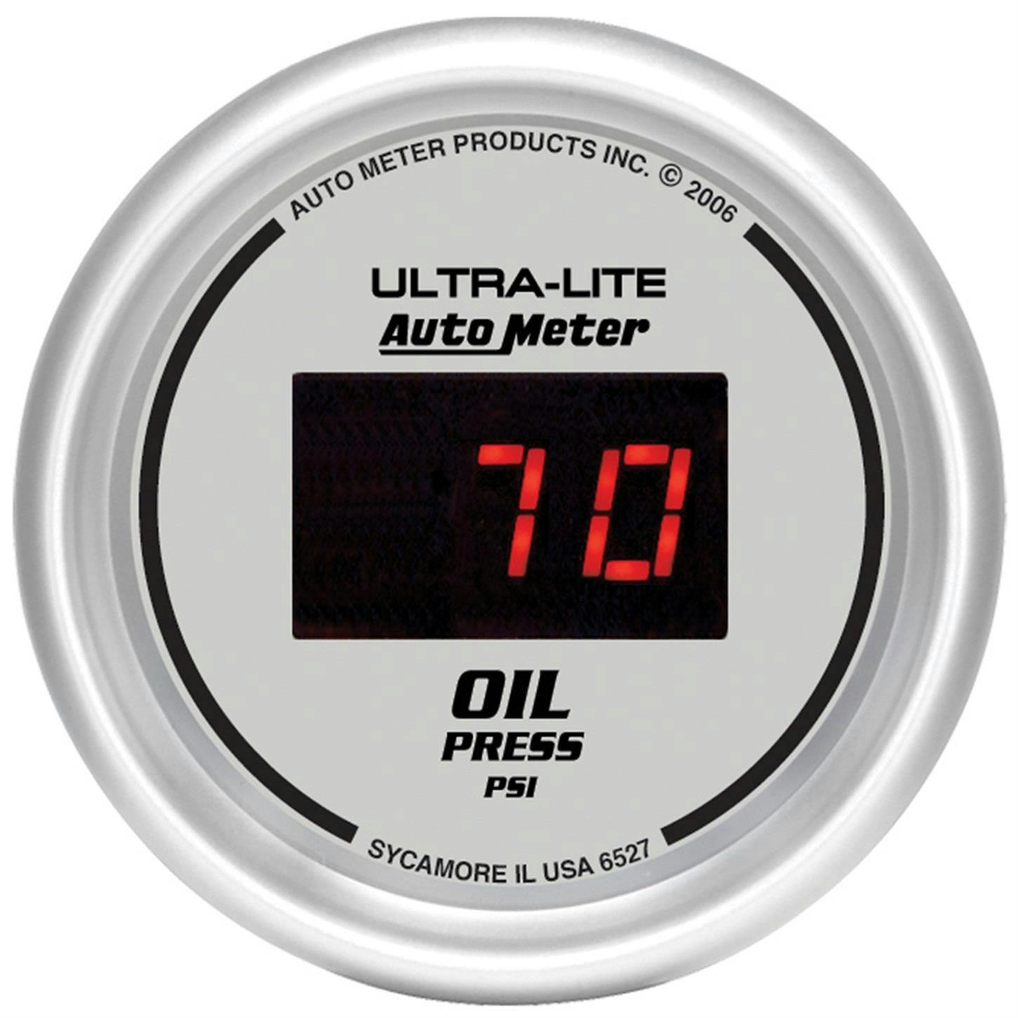 AutoMeter 6527 Ultra-Lite Digital Digital Oil Press. Gauge