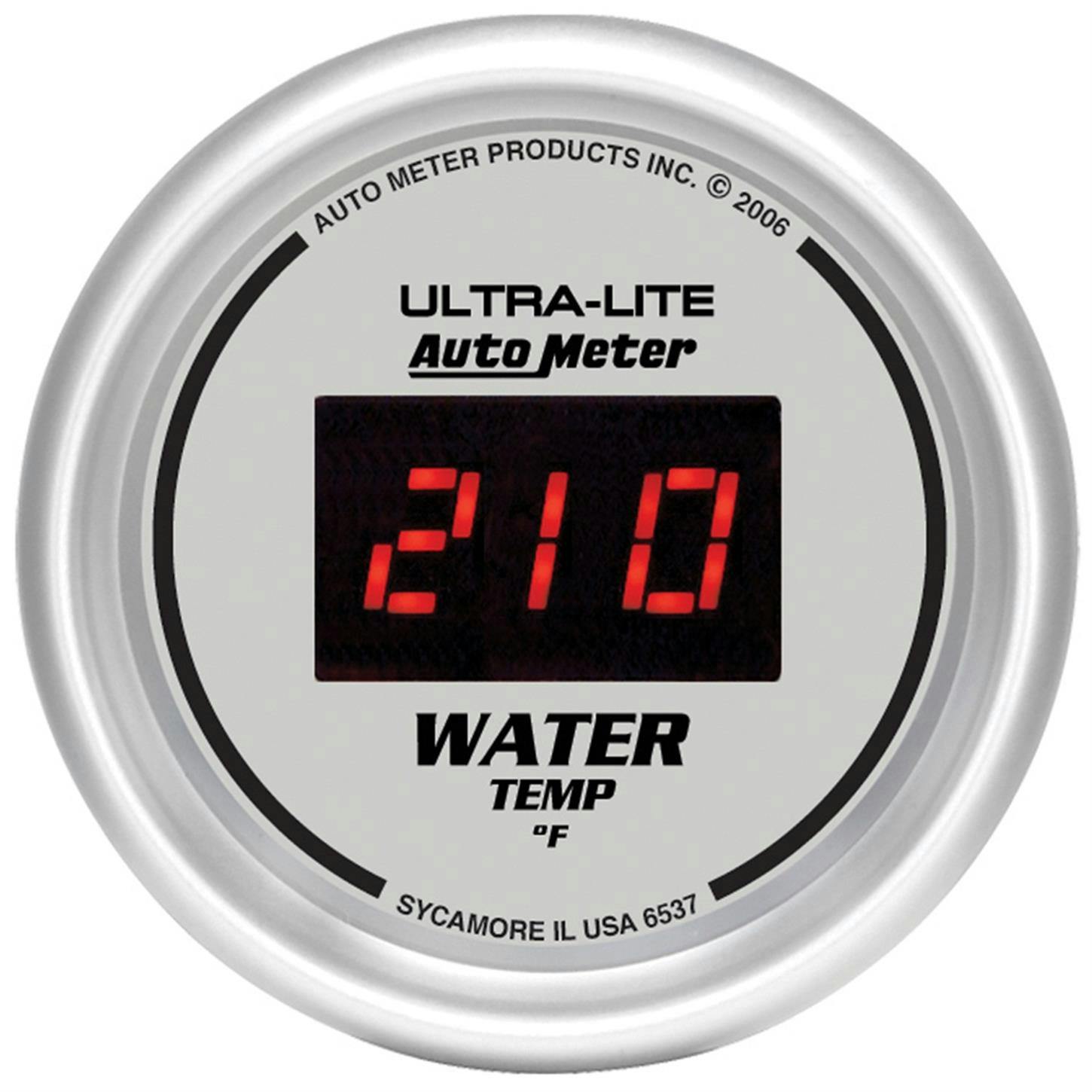AutoMeter 6537 Ultra-Lite Digital Digital Water Temperature Gauge