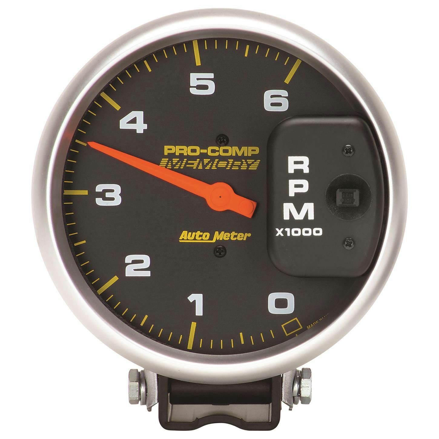 AutoMeter 6806 Pro-Comp Air-Core Pedestal Tachometer, 6k RPM, 5