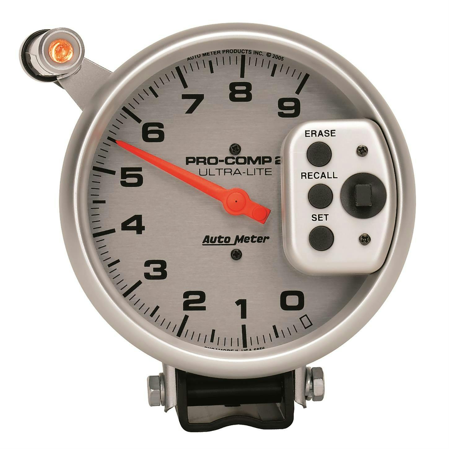 AutoMeter 6856 Tach Gauge, 5 Inch, 9K RPM, Quick Lite, Ultra-Lite