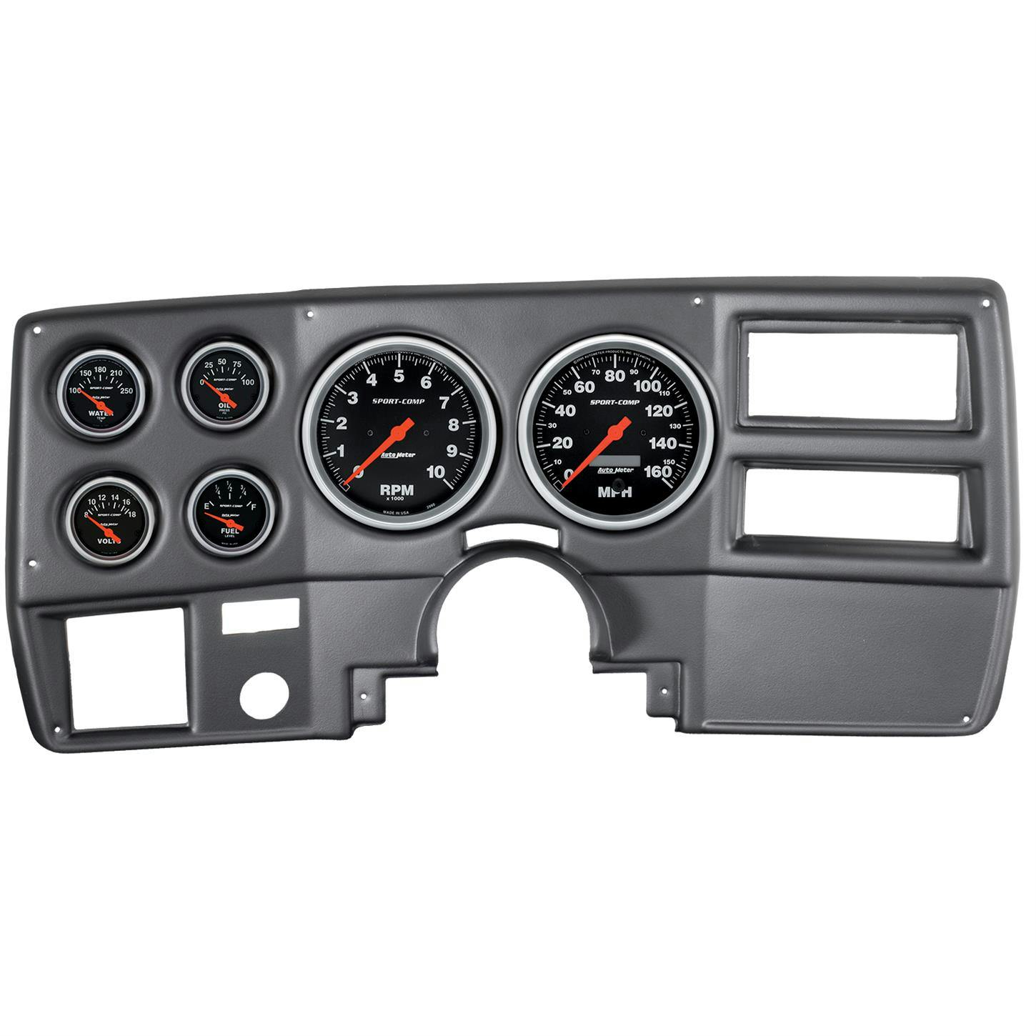 AutoMeter 7027-SC 6pc Gauge Kit, Chevy Truck/Suburban 73-83, SC