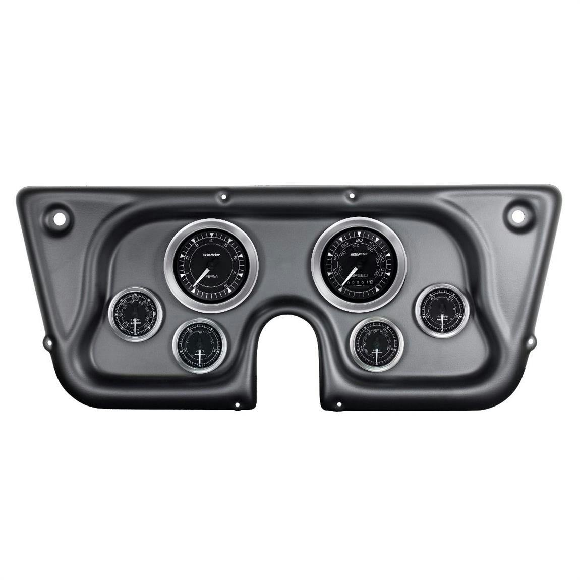 AutoMeter 7032-CH 6pc Gauge Kit, Chev Trk C/K/ 67-72, Chrono