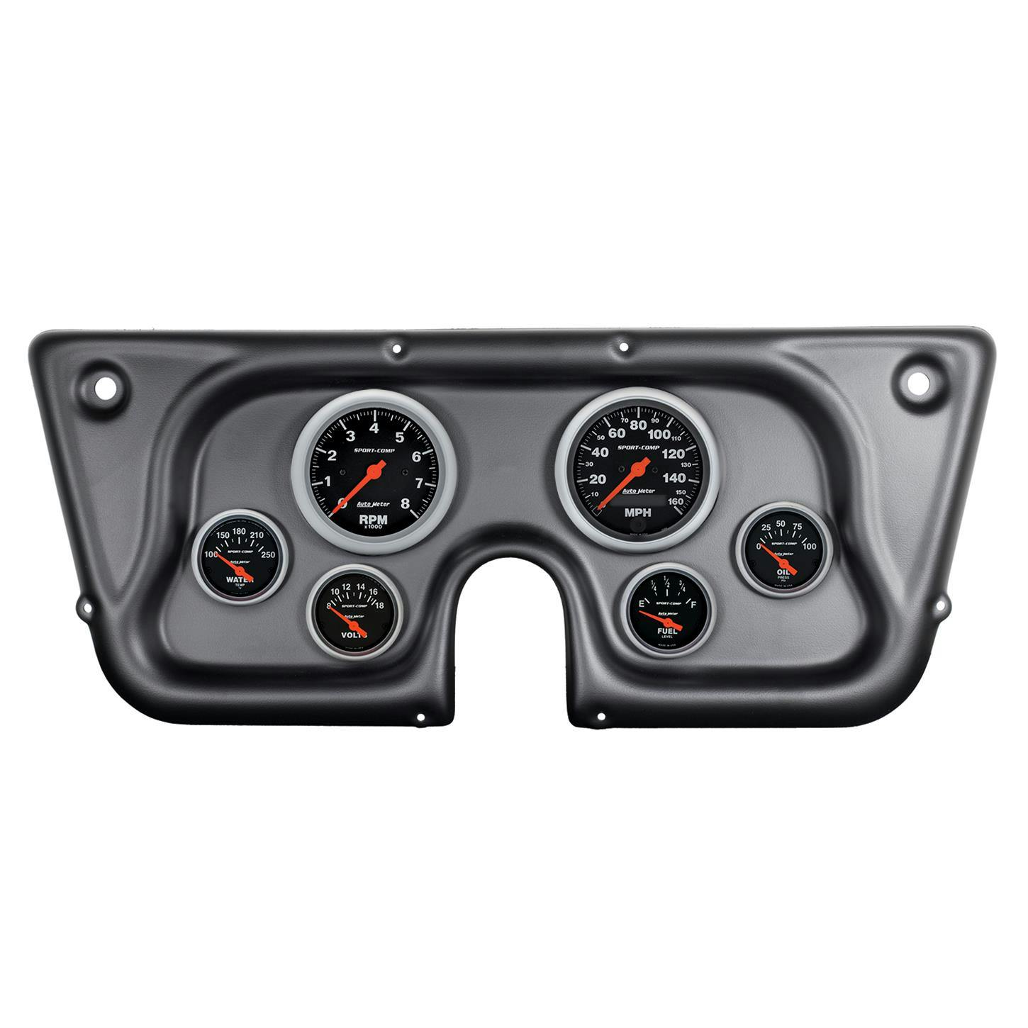 AutoMeter 7032-SC 6pc Gauge Kit, Chevy Truck C/K/ 67-72, SC