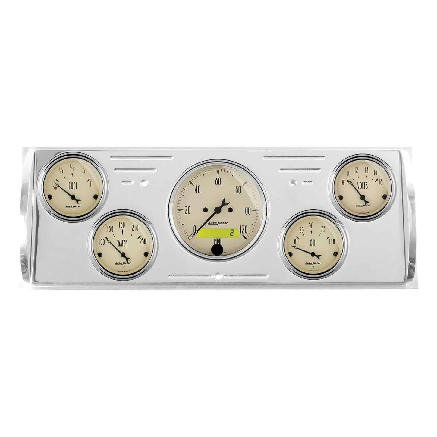AutoMeter 7057-AB 5pc Gauge Kit, Chevy Truck 40-46, Antique Beige