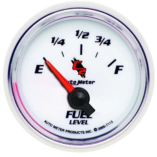 AutoMeter 7113 C2 Air-Core Fuel Level Gauge, 2-1/16 Inch