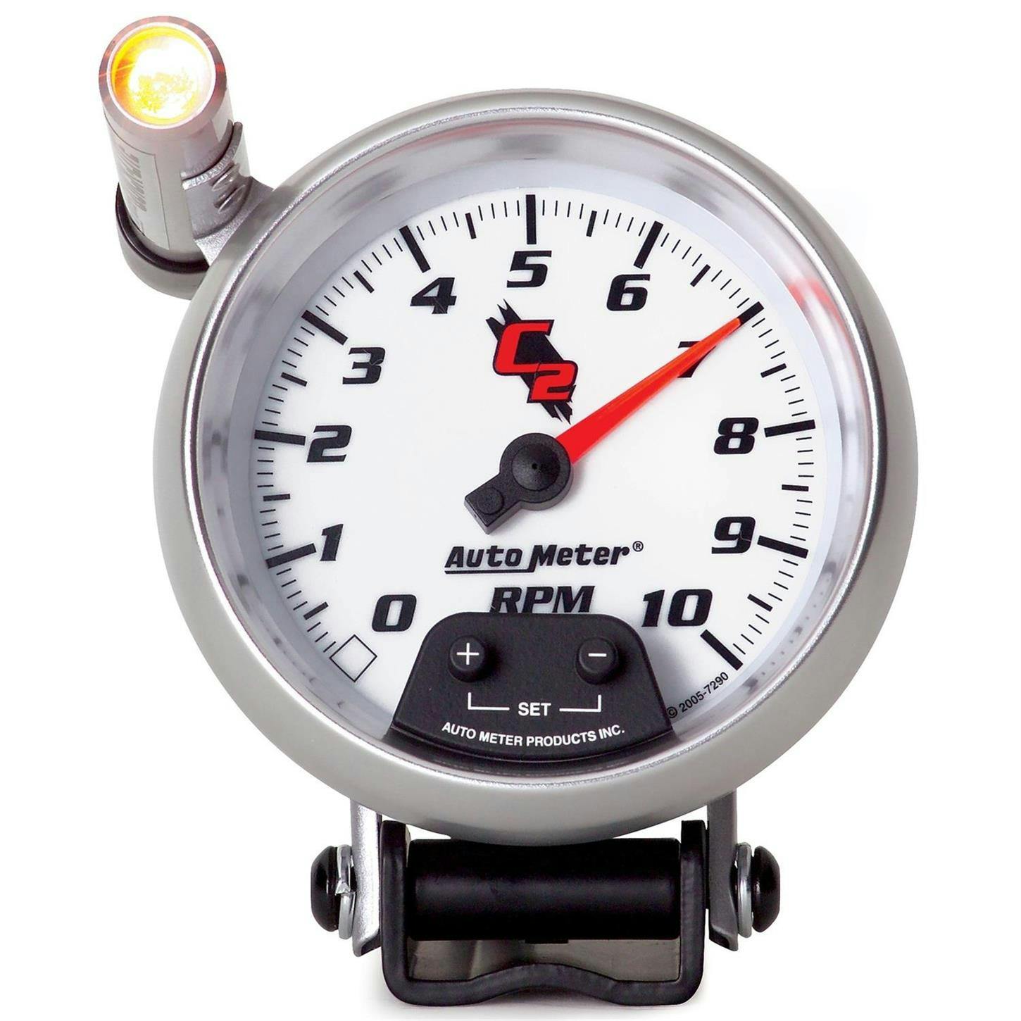 AutoMeter 7290 C2 Air-Core Pedestal Tachometer w/Shift Light