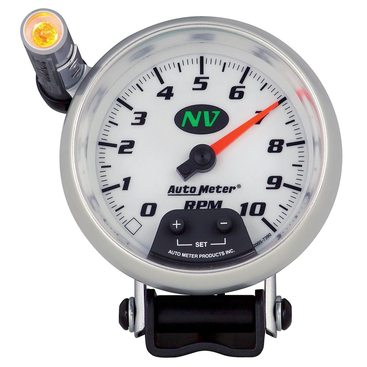 AutoMeter 7390 Tach Gauge, 3 3/4 Inch, 10K RPM, Quick-Lite, NV