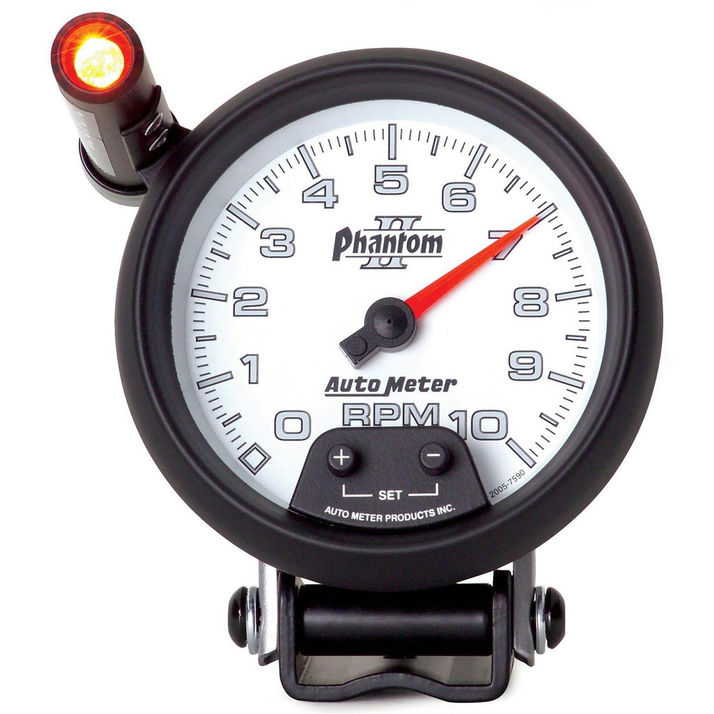 AutoMeter 7590 Tach Gauge, 3 3/4 Inch, 10K RPM, Phantom II