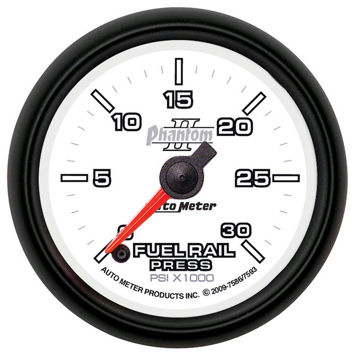 AutoMeter 7593 Rail Pressure Gauge (Ram 6.7L), 2 1/16 Inch
