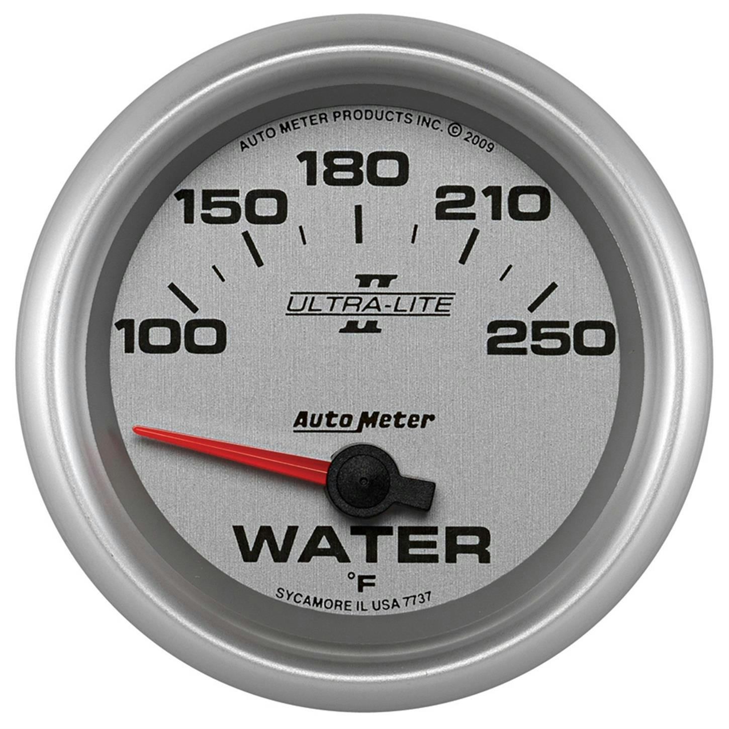 AutoMeter 7737 Ultra-Lite II Air-Core Water Temperature Gauge