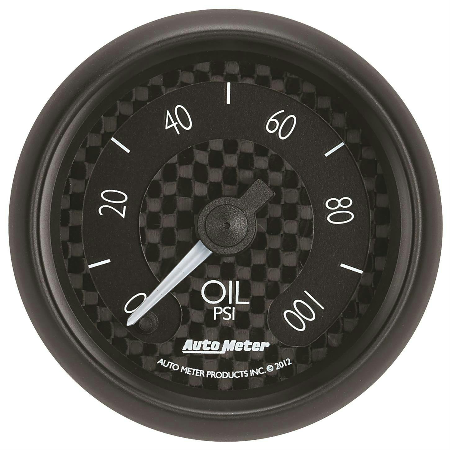 AutoMeter 8053 Oil Pressure Gauge, 2 1/16 Inch, 100PSI, GT
