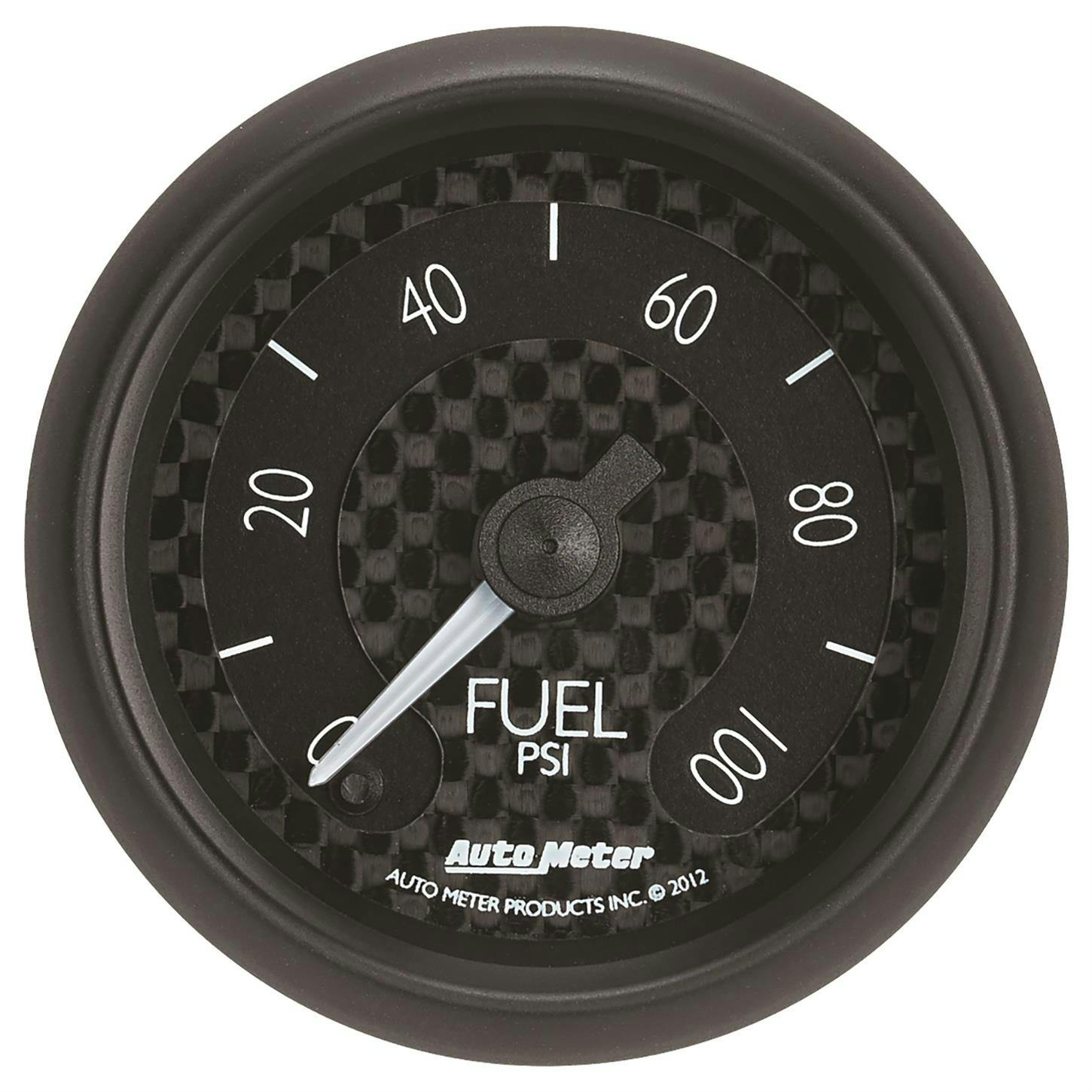 AutoMeter 8063 Fuel Pressure Gauge, 2 1/16 Inch, 100PSI, GT