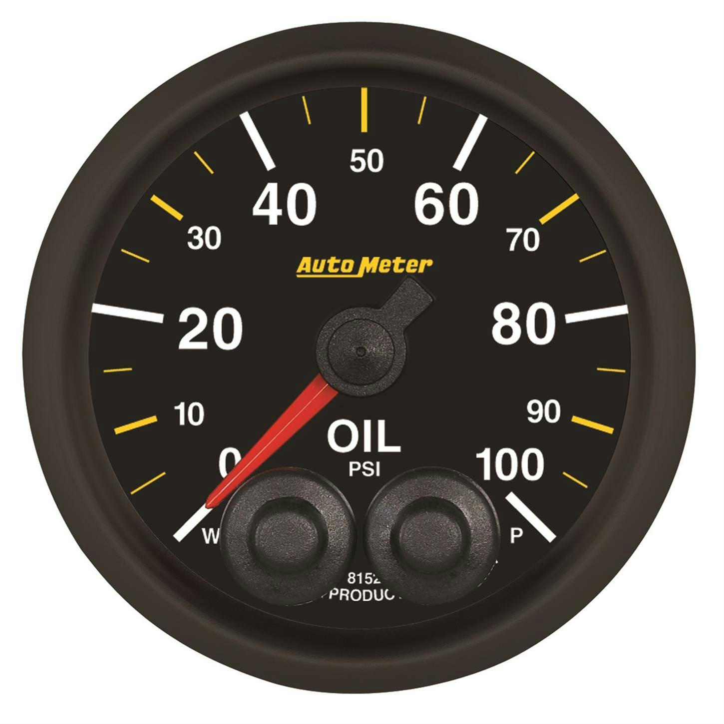 AutoMeter 8152-05702 Oil Pressure Gauge, 2 1/16 Inch, 100PSI