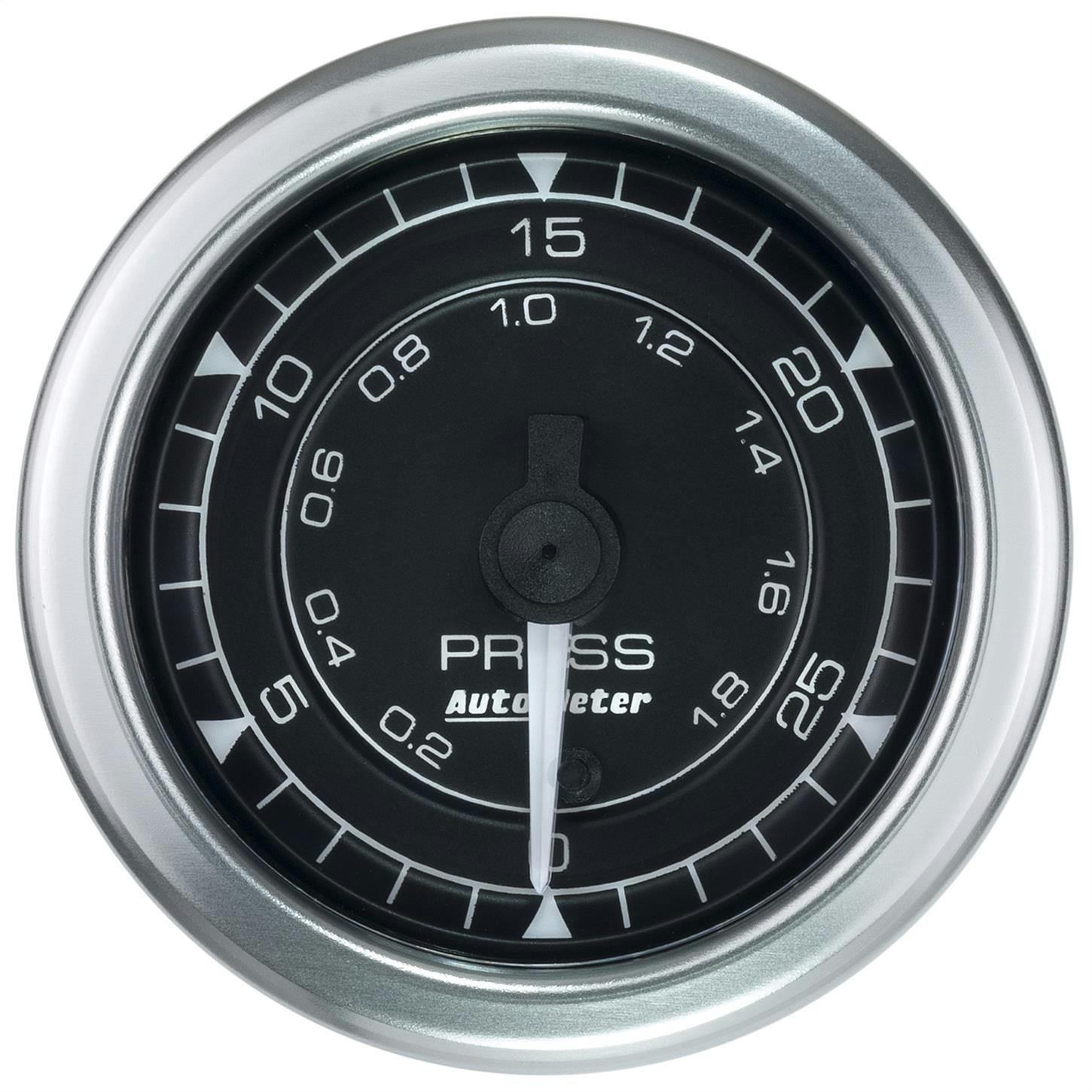 AutoMeter 8164 Pressure Gauge, 2 1/16 Inch, Chrono
