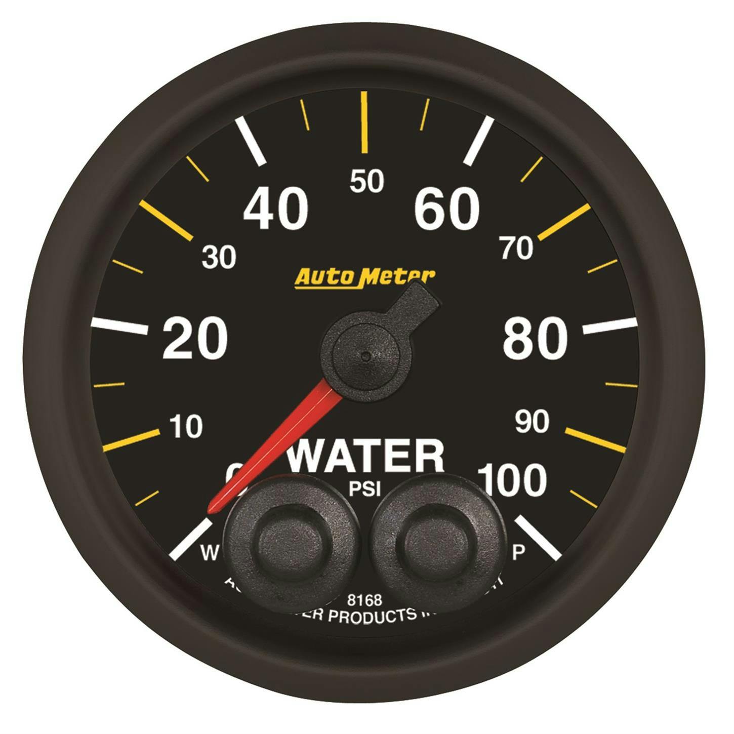 AutoMeter 8168-05702 Water Pressure Gauge, 2 1/16 Inch, 100PSI