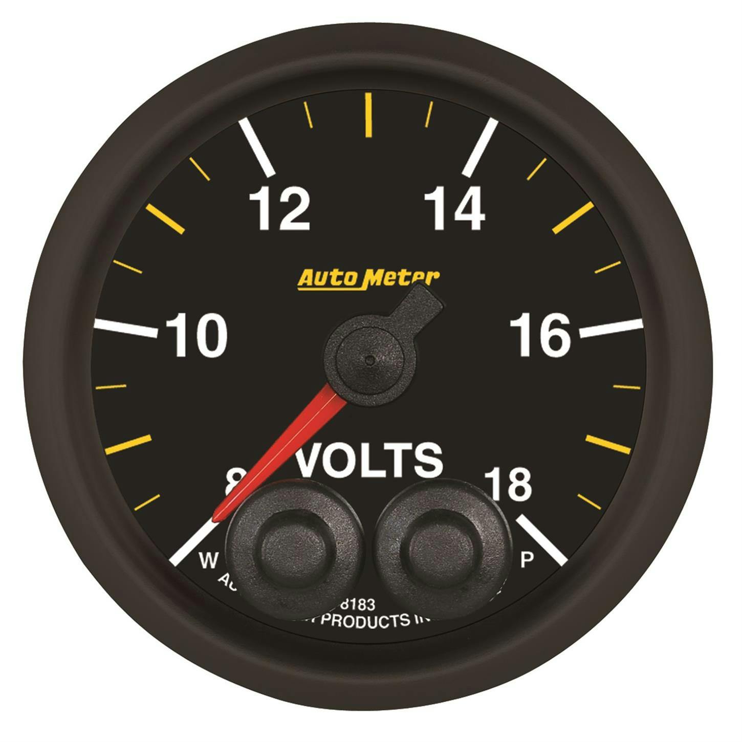 AutoMeter 8183-05702 Volt Gauge, 2 1/16 Inch, 18V, Nascar Can