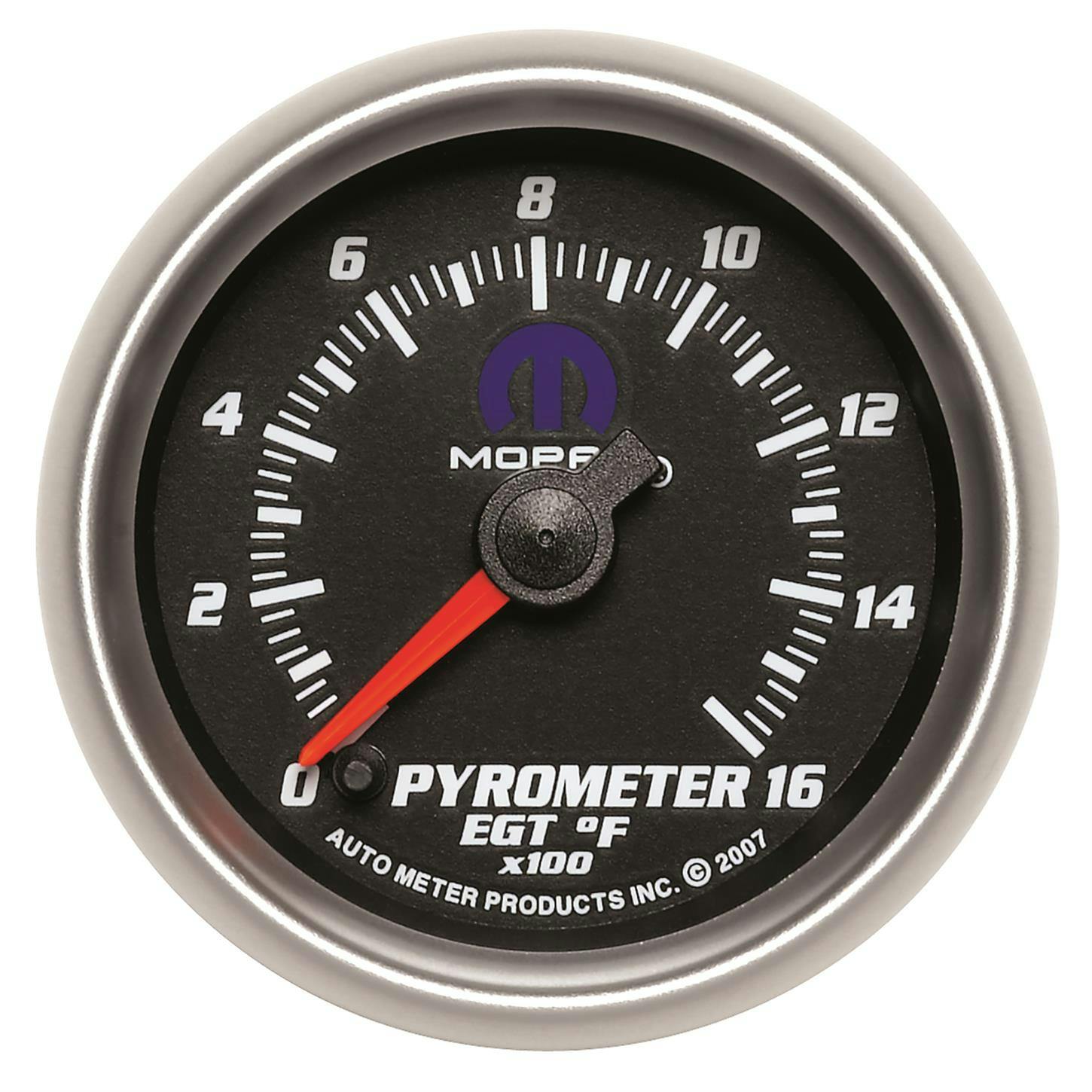 AutoMeter 880017 Pyrometer Gauge, 2 1/16 Inch, 1600 Deg., Black