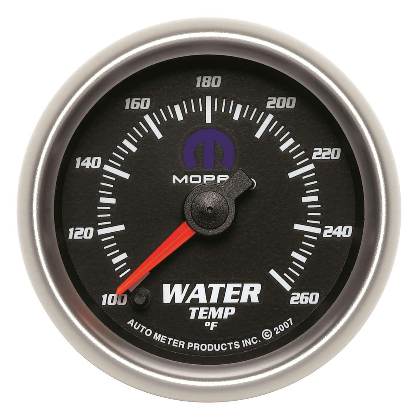 AutoMeter 880018 Water Temp Gauge 2 1/16 Inch, 100-260 Deg, Black