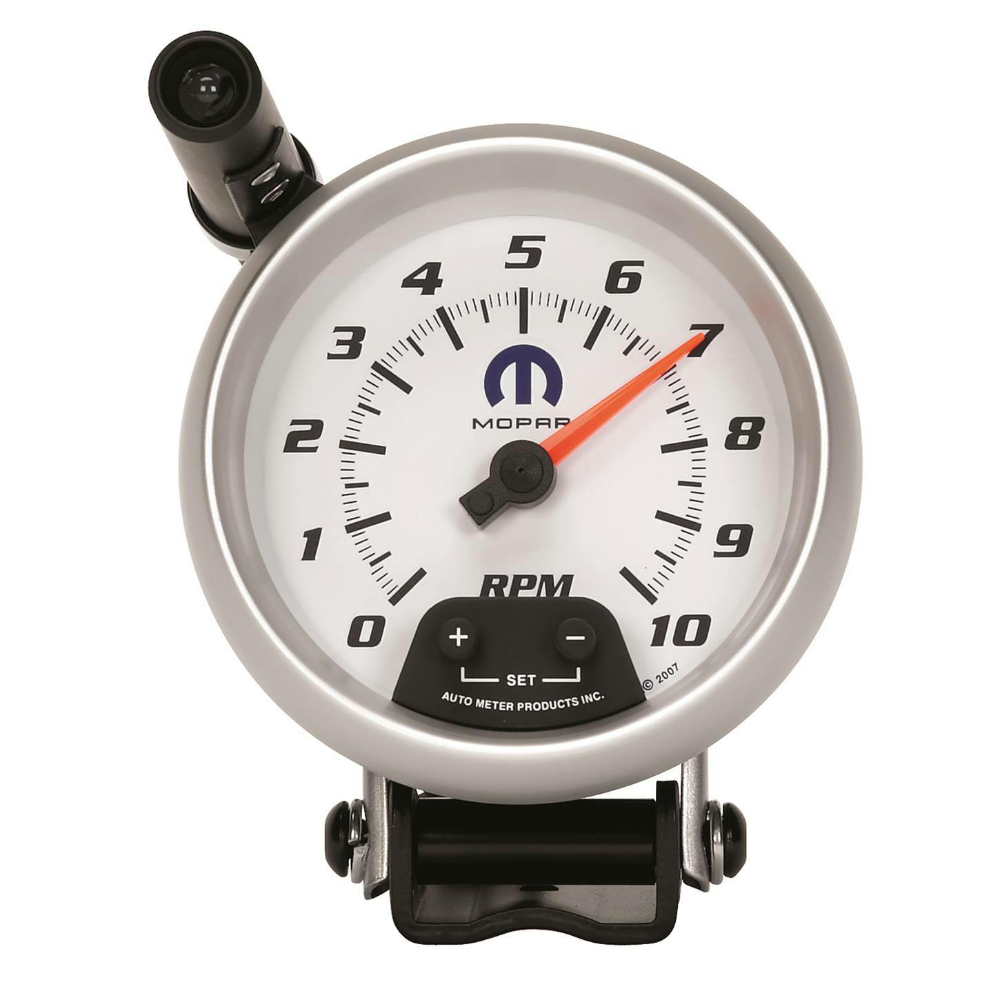 AutoMeter 880037 Tach Gauge, 3 3/4 Inch, 10K, Quick-Lite, White