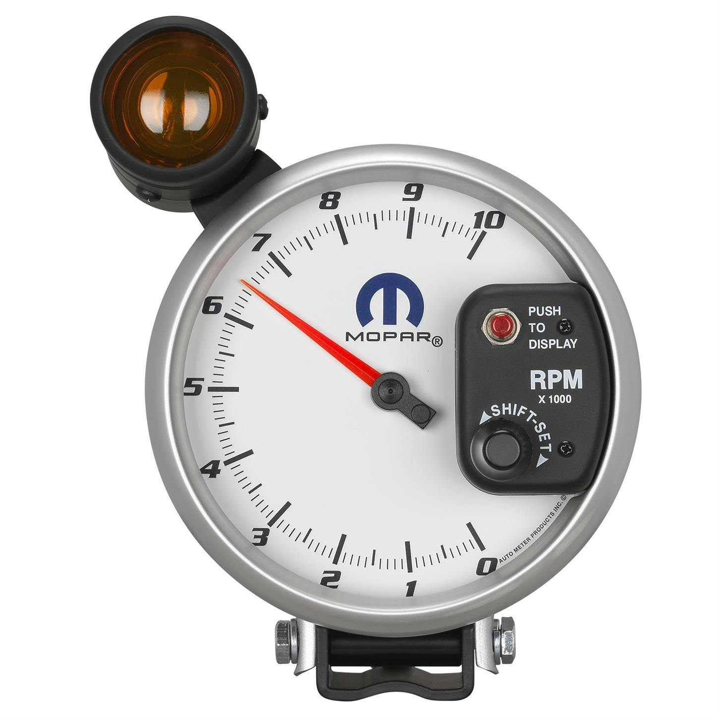 AutoMeter 880410 Tach Gauge, 5 Inch, 10K RPM, Viper V10, White